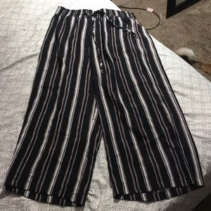 flowy striped pants